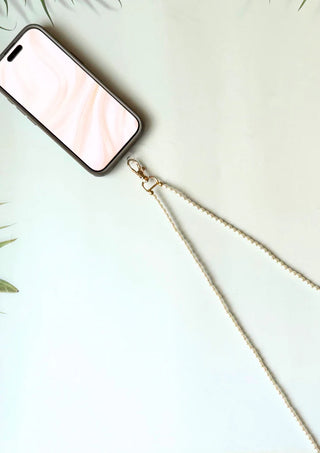 Simple Pearl Mobile Lanyard