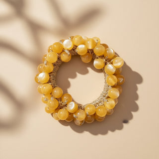 Simple Pearl Scrunchie